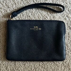 Coach Black Wristlet